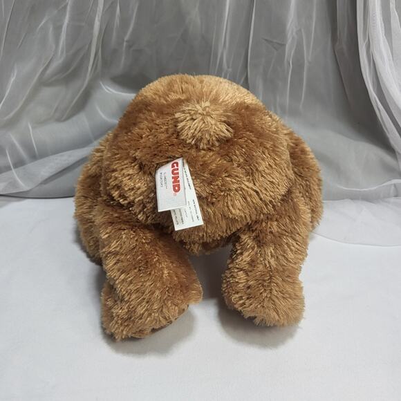 GUND Slumbers 12" Teddy Bear Plush Stuffed Animal Toy Brown Tan Cuddly Soft VTG - Picture 6 of 12